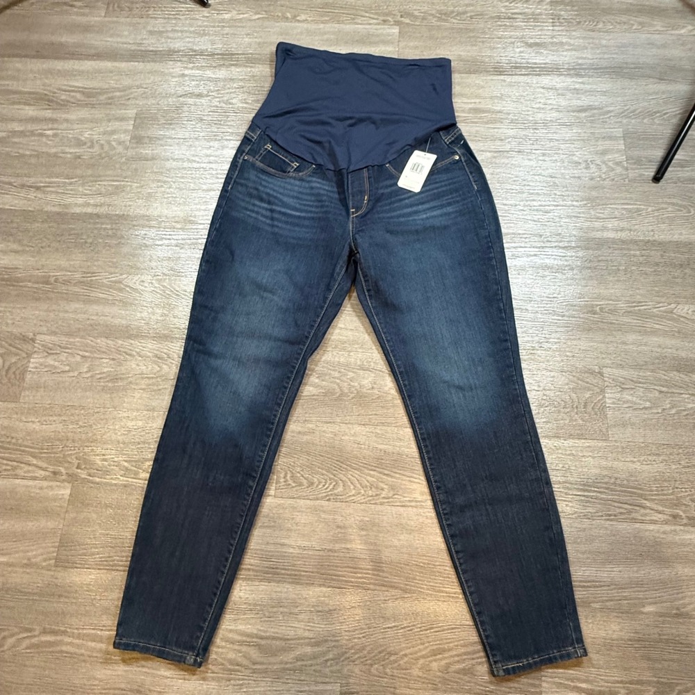 Signature by Levi Strauss Gold‎ Label Maternity Skinny Jeans Dark Wash XL NWT
